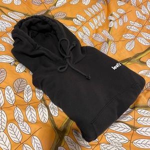 Levi’s Cropped Hoodie Size L